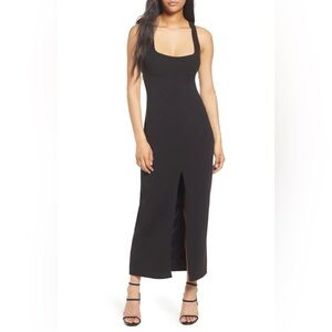 Wayf Black Midi Dress Size Xsmall NWT